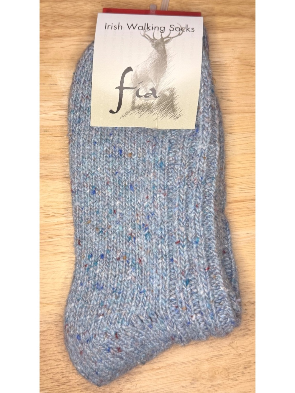 Fia  Wool/Acrylic Blend  Irish Walking Socks  M New